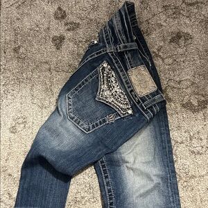 Miss Me Dark Blue Denim Jeans